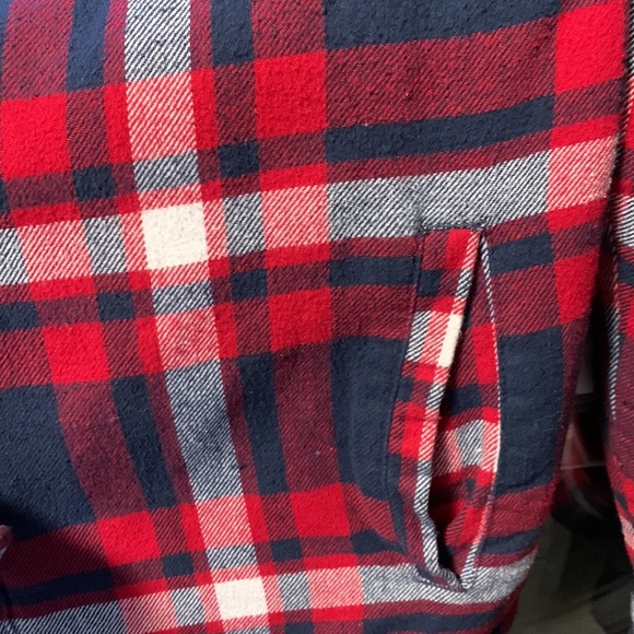 Mountain Warehouse Quilted Flannel Button down Men’s Plaid Shirt Jacket Size M - Picture 8 of 15